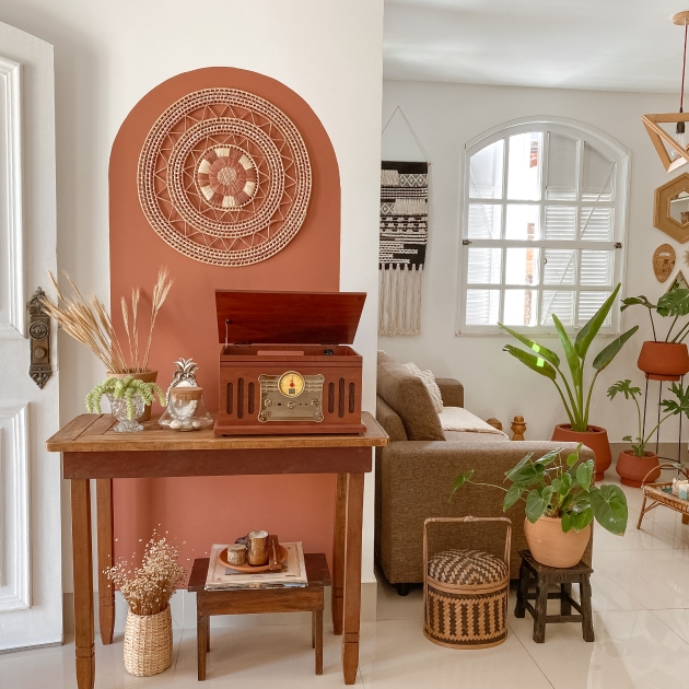 ambiente paleta cores caatinga Ambiente com paleta de cores da Caatinga.