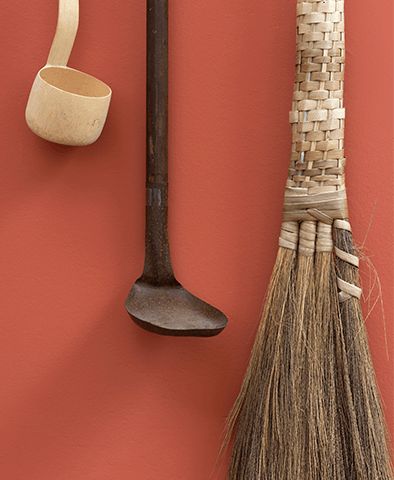 cor suvinil terracota Parede decorada com a cor Suvinil Terracota.